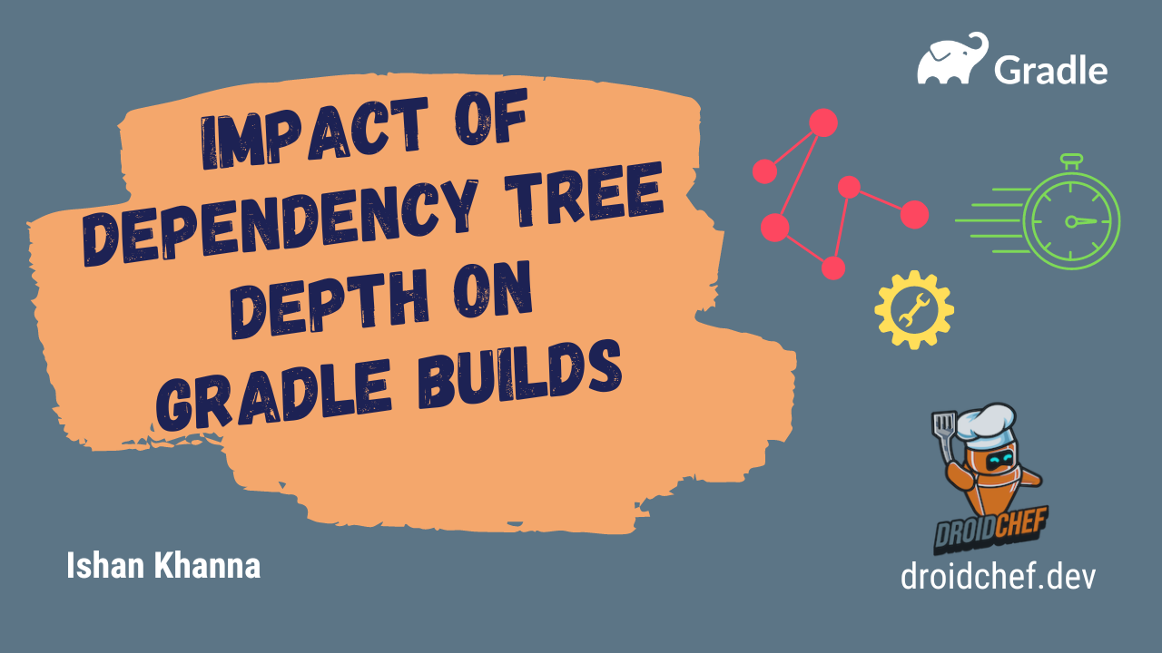 Impact of Dependency Tree Depth on Gradle Builds