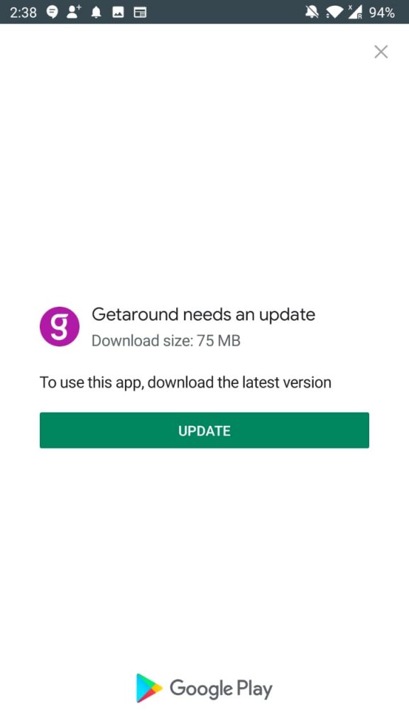 in-app updates testing step 3